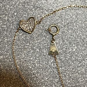 Adina Reyter
Diamond Pavé Heart Pendant Bracelet in 14K Gold